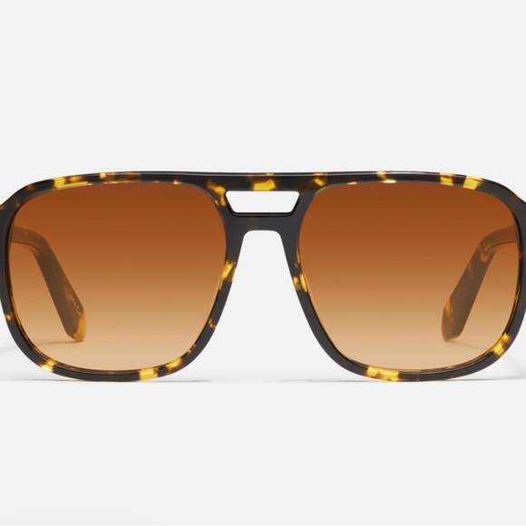Quay Australia Sunglasses "On The Fly" shiny yellow tortoise - Picture 1 of 8